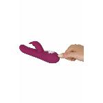 Вибратор - кролик - The intelligent Rabbit Vibrator тёмно-розовый - мініатюра 3
