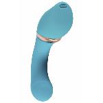Вибратор для точки G - Jülie Lovetoys бирюзовый - мініатюра 8