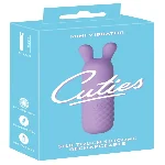 Мини-клиторальный вибратор c мягкими виброушками Cuties - мініатюра 1
