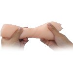 Мастурбатор Little Nose (Ротик) без вибрации телесный - мініатюра 5