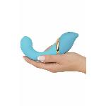 Вибратор для точки G - Jülie Lovetoys бирюзовый - мініатюра 5