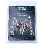 Зажимы для сосков Fetish Boss Series - №4 Exclusive Nipple Clamps - мініатюра 4