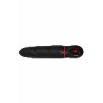 Вибратор с оригинальным дизайном и ребристой поверхностю AMOR BIG VIBRATOR  ANGELUS Black (Приложение НЕ Функционирует!) - мініатюра 3