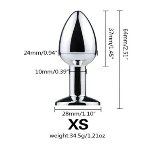 Анальная пробка с хвостом SKN-L13 ( размер XS ) - мініатюра 2
