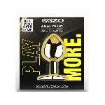 Анальная пробка Egzo Gold Heart Plug S с кристаллом и сердечком для длительного ношения - мініатюра 4