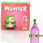 Презерватив Recare MONSTER Green+Pink Wink (1шт) - мініатюра 1