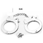 Наручники металлические классические Metal Hand Cuffs LOVETOY - мініатюра 6