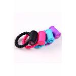 Эрекционное виброкольцо - Beads Ring фиолетовый - мініатюра 7
