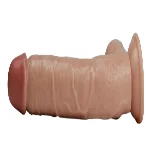Фаллоимитатор OYO Giant Dildo с мошонкой, реалистичной текстурой и присоской, 27 см - мініатюра 4
