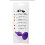 Анальный плаг Silicone Plug Purple - Large - мініатюра 7