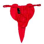 Мужские стринги Слоник S/M Red - мініатюра 2