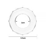 Прозрачное эрекционное кольцо POWER PLUS Cockring, Clear - мініатюра 6