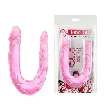 Двойной фаллоимитатор «Double dong» Pink - мініатюра 1