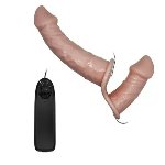 Страпон с вибрацией с 2-мя вибромоторами ULTRA PASSIONATE HARNESS STRAP-ON, BW-022060 - мініатюра 9