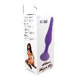 Анальный плаг Silicone Plug Purple - Medium - мініатюра 2