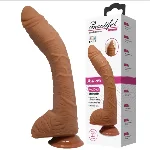 Фаллоимитатор на присоске Baile Beautiful ALEX 10.6'' Brown - мініатюра 1