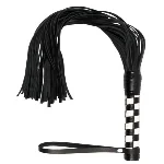 Флогер Premium Leather Flogger, B&W - мініатюра 1