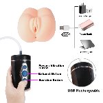 Мастурбатор  с отсосом "Sucking Vibrator", 10реж. вибрац. и 5реж.вс (Отсос работает соглас. инструк) - мініатюра 9
