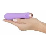 Фиолетовый мини-вибратор с необычной текстурой Cuties Mini Vibrator - мініатюра 3