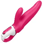 Вибратор Satisfyer Mr. Rabbit 6 режимов вибрации и 6 режимов интенсивности розовый - мініатюра 1