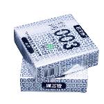 Ультратонкие презервативы со смазкой и гладкой текстурой  Muaisi Ultrathin Silver 0,03 мм (упаковка 3 шт) - мініатюра 5