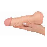 Мастурбатор-насадка 2 IN 1 Nature Skin Extension + Masturbator (Анал) - мініатюра 5