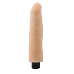 Вибромассажер 7.5" Vibrating Cock No.04, Flesh - мініатюра 1