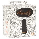 Вибратор со стимулирующим рельефом Bendy Wavy Vibrator 20 режимами вибрации - мініатюра 1