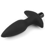Анальная пробка с мощным виброэлементом и 10 режимами вибрации Vibrating Anal Plug - мініатюра 5