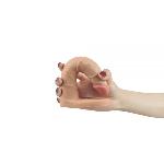 Телесная насадка-вибратор для двойного проникновения 7" The Ultra Soft Double-Vibrating 17 см - мініатюра 4