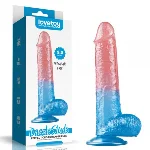 Яркий и оригинальный фаллоимитатор 9'' Dazzle Studs - мініатюра 1