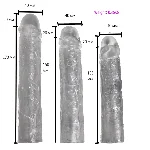 Набор насадок " Textured Penis Sleeves", цвет бесцветный - мініатюра 1