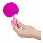 Анальная пробка - Colorful Joy Bunny Tail Plug - мініатюра 10