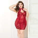 Соблазнительный бордовый бебидолл  XL/XXL - мініатюра 1
