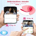 Вагинальное яйцо дистанционное управление "Egg Vibrator", 9 режимов вибрации, красный - мініатюра 4