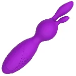 Вибратор Purple bunny 10 режимов вибрации цвет фиолетовый - мініатюра 1