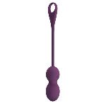 Вагинальные шарики с вибрацией и управлением с смартфона Pretty Love - Elvira dark Purple - мініатюра 4