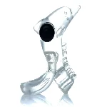 Эрекционное виброкольцо BOSS - Dolphin Vibro CockRing Clear, BS6700050 - мініатюра 1