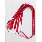 Флогер S&M Fancy Leather Floger, Red - мініатюра 4