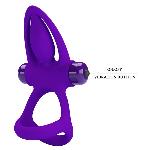 Эрекционное вибро кольцо Pretty Love - Vibration Cock Ring, 10 vibration functions - мініатюра 9