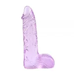 Фаллоимитатор Ding Dong 6", Purple - мініатюра 1