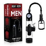 Вакуумная помпа с вибрацией Boss Series: Powerpump MASTER Vibrating - Black&Clear - мініатюра 1