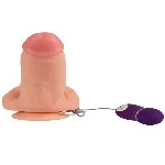 Вибратор "Red Eagle vibrating dildo", 10 режимов вибрации - мініатюра 1