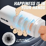 Мастурбатор “Carrie Cup telescopic”, 10 режимовтвибрации, движения вверх/вниз - мініатюра 8