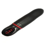 Классический вибратор с гладкой поверхностью AMOR VIBRATOR REAL MEDIUM Black (Приложение НЕ Функционирует!) - мініатюра 1