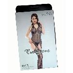 Бодистокинг с открытым доступом Cindylove black, размер S/L - мініатюра 2