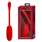 Перезаряжаемое вибро яйцо Pretty Love - Julius EGG Red - мініатюра 1