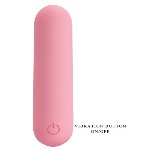 Перезаряжаемая вибропуля Pretty Love - Stefan Light pink, BI-300085-3 - мініатюра 6