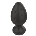 Анальний силиконовый плаг Boss Series - Silicone Anal Plug M 3,5 cm - мініатюра 4