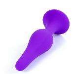 Анальный плаг Silicone Plug Purple - Small - мініатюра 5